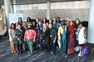 A staff photo of the Office of Equity at the 2023 Convening.