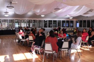 A group of Office of Equity members, Community Advisory Board Members, and Washingtonians gather to launch the Community Advisory Board Launch.