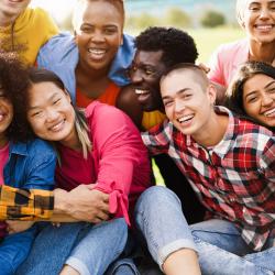 Smiling group of people